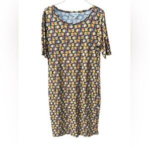LuLaRoe Multicolor Abstract Dress